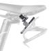 CyclingDeal Bike Bottle Cage Saddle Mount Adapter - MTB Road Bicycle Saddle Rail Mount Water Bottle Holder with Adjustable Angle - for Road Use ONLY - Aluminium Alloy Adapter Adapter for 1 Bottle Cage