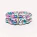 PETFAVORITES Small Dog Necklace Jewelry - 2 Row Pearls Rhinestones, Bling Female Puppy Accessories - Chihuahua Yorkie Girl Wedding Clothes - Ombre Purple, 8-Inch - Buy Online on GoSupps.com