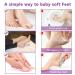 Foot Peel Mask 5-Pack - Exfoliating Foot Care for Baby Soft Skin - Repair Dry Cracked Feet & Calluses - Lavender Scented - Buy Online on GoSupps.com