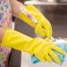 Rubber Gloves 4 Pairs Waterproof Dishwashing Gloves Reusable Cleaning Gloves Dish Gloves for Kitchen Cleaning Working Painting Gardening(Blue&Yellow&Orange&Red)-Size L L(Blue&Yellow&Orange&Red) - Buy Online on GoSupps.com