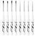 Hanyousheng gel brush for nails 8 pieces of nail polish brush set UV gel nail art brush acrylic nail brush precise and professional tools for the painter salon.