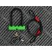 Buy Abus Iron Lock Ultra 410 + SH34 Holder + Fuse Cable Cobra 10/120 - Secure Bicycle Lock with Round Bracket - Security Level 8 - Black/Green - 18 cm | International Shipping Available - Buy Online on GoSupps.com