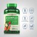 Piping Rock B Complex Vitamin for Women and Men | 200 Capsules | Fruit and Vegetable Blend with B12 B6 Folate & Biotin | Vegetarian Non-GMO Gluten Free - Buy Online on GoSupps.com
