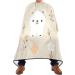 Kigai Cartoon Bear Hair Cutting Cape - Waterproof Professional Barber Cape with Adjustable Snap Closure for Men & Women - Buy Online on GoSupps.com