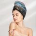 Coral Velvet Dry Hair Cap with Buttons - Perfect for Curly & Thick Hair | Anti-Frizz Beach & Sea Style - Buy Online on GoSupps.com