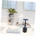 PopetPop Razor Holder Base - Aluminum Alloy Stand for Safety Razor | Practical Desktop Storage (4x4cm Black) - Buy Online on GoSupps.com