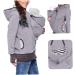SouiWuzi Maternity Baby Carrier Hoodie | Kangaroo Jacket Coat Sweatshirt for Women | Gray Maternity Baby Wearing Jacket - Buy Online on GoSupps.com