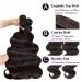 10A Brazilian Body Wave Hair Bundles - 18 20 22 24 Inch Virgin Remy Human Hair Weaves - Buy Online on GoSupps.com