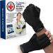 Dr. Arthritis Copper Compression Gloves for Women and Men - Small Black Open Finger Hand Brace for Arthritis Pain Relief and Carpal Tunnel Support - Buy Online on GoSupps.com