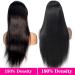 ALI PANDA 13x6 HD Transparent Lace Frontal Wig 28 Inch Straight Human Hair | Pre-plucked, Glueless, 180% Density for Black Women - Buy Online on GoSupps.com