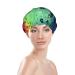 Paw Prints Pattern Waterproof Shower Cap for Women - Fits All Head Sizes & Hair Textures - Buy Online on GoSupps.com