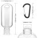 Ulife Mall 8-Piece 50ml Portable Travel Bottles Set - Empty Flip-Cap Bottles for Easy Travel | International Shipping - Buy Online on GoSupps.com