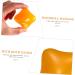 Homsfou 4-Pack Hexagonal Massage Balls - Handball Foot Massager for Acupressure & Deep Tissue Relief | Yoga & Gym Fitness | Natural Rubber 6x6cm Yellow - Buy Online on GoSupps.com
