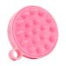 Hair massage device for the scalp manual head-head skin massage brush with handle hair cleaning agent with double usage to keep your scalp clean head massage accessories for Fraue Pink-Glossy ARC