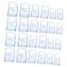 Holibanna 24 Pairs High Heels Heel Cover Pvc Safety Mask Women's Non-slip