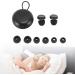 Noise Reducing Silicone Earplugs | Reusable Noise Cancelling Ear Plugs for Sleep Concerts Work & Study (Black) - International Shipping Available - Buy Online on GoSupps.com