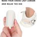 Insoles Heel Repair Subsidy - Sticky Shoe Hole Cobbler Sticker for Sneakers - Foot Care Solution (White Color - Buy Online on GoSupps.com