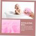 SEWACC Loofah Back Scrubber & Bath Sponge - Pink Shower Puff for Women & Kids | Skin Scrubber & Bathroom Accessories - Buy Online on GoSupps.com