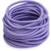 SCSpecial Elastic Hair Ties 50 Pieces Hair Elastic Bands 2.5 mm Ponytail Holders for Women and Girls - Purple - Buy Online on GoSupps.com