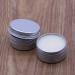 ZHIYE Aluminium Screw Pots 12 pieces 15ml Tin Balm Cosmetic Make Up Jar Round Cream Containers Silver Color - Buy Online on GoSupps.com