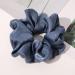 RTTYOA Oversized Silk Organza Scrunchie - 7.8inch Large Hair Tie Elastic Ponytail Holder Leopard Cheetah Print Fluffy Cloud - Blue White - Buy Online on GoSupps.com