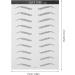 SHERCHPRY Patchs Pour Sourcils Bioniques Autocollants De Maquillage Patchs Pour Sourcils Imperm ables D coller Auto-Adh sifs Noirs - Buy Online on GoSupps.com