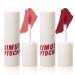 KIMUSE Velvet Lip Tint Duo High Pigment Lightweight Long Lasting Waterproof Moisturizing Lip Stain Not Animal Tested Paraben-Free Wild Rose
