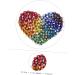 FRCOLOR Colorful Beads Barrettes Hair Barrettes Hair Clip Hair Pin Colorful Heart Clip Alloy Snap Clip Heart-shaped - Buy Online on GoSupps.com