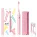 usmile Electric Toothbrush USB Rechargeable Sonic Toothbrush for Adults with Smart Timer Whitening Powered Toothbrush with Travel Case 1 Charge Lasts for 6 Months Y1S Pink