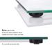 Triomph Smart Digital Bathroom Scale with Step-On Technology - LCD Backlit Display, 400 lbs Capacity (Black) - Buy Online on GoSupps.com