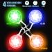 Inedit Flashing Light Dog - 4 Pack LED Luminous Pendants with FREE Storage Bag for Kids' School Bags - International Shipping Available - Buy Online on GoSupps.com