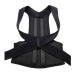 Waist Trainer Full Back Support Back Brace Posture Corrector Belt Shoulder Straightener Scoliosis Waist Cincher(Large) Large Black