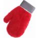 Winter Warm Cute Fox Knit Mittens for Baby Toddler | Furry Lining, Hanging On Neck | Girls Boys Age 1-3 | Grey - Buy Online on GoSupps.com