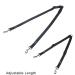 Adjustable Double Dog Lead Coupler | No Tangle Twin Pet Leash Splitter | Nylon | M 16-23.6in Black - Buy Online on GoSupps.com