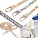 47 Inch Purse Chain Strap Shoulder Crossbody Replacement Straps with Metal Buckles  Gold Chain Strap for Purse Crossbody Handbag (Gold) - Buy Online on GoSupps.com