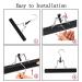 2-Piece Wig Storage Bags with Wooden Hangers - Portable Dustproof Hair Extensions Storage (Black & Pink) - Buy Online on GoSupps.com