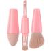 Double Ended Makeup Brush 4 in 1 Retractable Travel Cosmetic Brush Precision Makeup Sponge for Powder Eyeshadow Portable Cosmetics Tools for Daily Life Pink - Buy Online on GoSupps.com