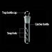 DXIA 2 Pcs Clear Crystal Glass Planaria Trap Cathers Durable Worm Catch Pen Shrimp Leeches Catcher with One 3 Holes for Cherry Shrimp Crystal Red Shrimp Dwarf Shrimp Aquarium Supplies - Buy Online on GoSupps.com