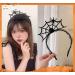 Upstore Halloween Spider Headband Set Spider Web Headband with Necklace Spiderweb Hair Accessories for Halloween Party Cosplay Masquerade - Buy Online on GoSupps.com