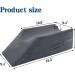 TANYOO Velvet Leg Pillow for Surgery Recovery | Leg Elevation & Pain Relief | Washable Cover | Medium Size (25.5x9.4x7.5) Dark Grey - Buy Online on GoSupps.com