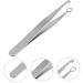 Beaupretty 1PC Nose Hair Trimmer Nose Trimming Nose Hair Clip Eyebrow Plucker Facial Hair Removal pinzas para u as Nasal Hair Tweezer Miss Stainless Steel Metal Cosmetic - Buy Online on GoSupps.com