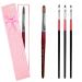 USIDAER Acrylic Nail Brush - 100% Pure Kolinsky Sable Hair, Red Wood Hand - Size 10 - Professional Gel Brush for Acrylic Application - Buy Online on GoSupps.com