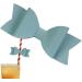 Water Straw | Bow Cupcake Reusable Straw Pendants Exquisite Straw Decorations Good Favor Supplies Gyouza Green - Buy Online on GoSupps.com