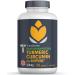 Transforme Turmeric Curcumin High Strength 500mg with BioPerine 365 Capsules with Black Pepper Extract for up to 20 Times Better Absorption Vegan & Vegetarian Gluten Free