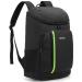 TOURIT Cooler Backpack 30 Cans Lightweight Insulated Backpack Cooler Leak-Proof 01-Black
