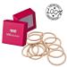 Buy Hair-like Love 10-Piece Thick Beige Hair Ties for Blonde Hair | Metal-Free Rubber Bands for Women Girls & Men | Includes Convenient Storage Box for Hair Accessories - Buy Online on GoSupps.com