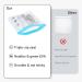 ECOHUB TSA Approved Clear Travel Toiletry Bag 20x20cm - 2 Pcs Blue | Airport Security Liquids Bag for Women Men - Airline Approved Zip Lock Bags - Buy Online on GoSupps.com