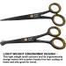 Createch Tools CT Moustache & Beard Scissors Set - Precision Grooming Shears for Men (2-PCs) - Buy Online on GoSupps.com