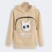 Womens Long Sleeve Cat & Dog Hoodie Sweater with Zipper - Warm Beige 3XL - Perfect for Pet Lovers - Buy Online on GoSupps.com