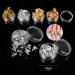 Gold Silver Manicure Paper Manicure Irregular Aluminum Foil Nail Paper Gold Silver Nail Decorative Paper Glitter Manicure Paper 12 Cans - Buy Online on GoSupps.com